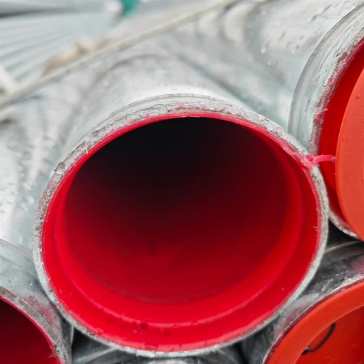 Plastic Limed Steel Pipe price